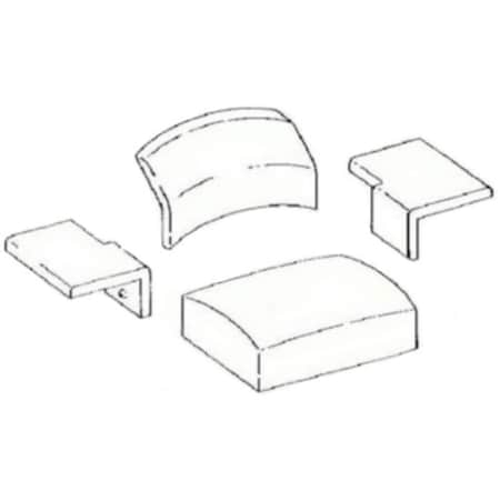 Aic Replacement Parts 8H433 4H4078 8H9167 Seat Cushion Set Fits Caterpillar Fits CAT D5 D6C D7 D8 D9 8H433CAT4PC-COMPLTCSHNSET